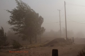 Extreme dust storms during "windy season" May 2013.